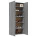 Armoire en bois 2 portes multifonctions Bakari 80 cm - Pratique et sobre - Photo n°2