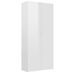 Armoire en bois 2 portes multifonctions Bakari 80 cm - Pratique et sobre - Photo n°10