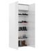 Armoire en bois 2 portes multifonctions Bakari 80 cm - Pratique et sobre - Photo n°9