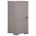 Armoire en plastique 40x43x85,5 cm Design de bois Gris - Photo n°1