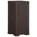 Armoire en plastique 40x43x85,5 cm Design de bois Marron - Photo n°1