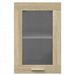 Armoire en verre suspendue chêne sonoma 40x31x60 cm - Photo n°5