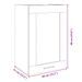 Armoire en verre suspendue chêne sonoma 40x31x60 cm - Photo n°12