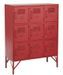Armoire industrielle 9 tiroirs métal rouge Viho L 86 cm - Photo n°3
