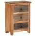 Armoire latérale 55x33x75 cm bois massif d'acacia - Photo n°1