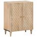 Armoire latérale 60x33x75 cm bois massif de manguier - Photo n°1