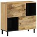 Armoire latérale 80x33x75 cm bois massif de manguier - Photo n°1