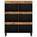 Armoire latérale 85x33x107 cm bois massif de manguier - Photo n°3