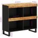 Armoire latérale 85x33x75 cm bois massif de manguier - Photo n°9