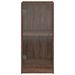 Armoire latérale avec portes en verre chêne marron 35x37x75,5cm - Photo n°6