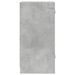 Armoire latérale avec portes en verre gris béton 35x37x75,5 cm - Photo n°7