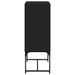 Armoire latérale avec portes en verre noir 69x37x100 cm - Photo n°7