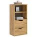 Armoire latérale avec tiroirs ODDA 40x24x79 cm bois massif pin - Photo n°1