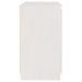 Armoire latérale Blanc 60x36x65 cm Bois de pin massif - Photo n°5