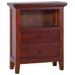 Armoire latérale Marron classique 60x30x75 cm Bois d'acajou - Photo n°1