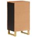 Armoire latérale marron et noir 40x33,5x75 cm bois de manguier - Photo n°6