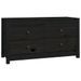 Armoire latérale Noir 100x40x54 cm Bois de pin massif - Photo n°1