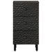 Armoire latérale noir 40x33x75 cm bois massif de manguier - Photo n°3