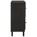 Armoire latérale noir 80x33x75 cm bois massif de manguier - Photo n°4