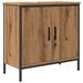 Armoire lavabo chêne artisanal 60x30x60 cm bois d'ingénierie - Photo n°2