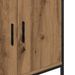 Armoire lavabo chêne artisanal 60x30x60 cm bois d'ingénierie - Photo n°9