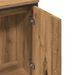 Armoire lavabo chêne artisanal 60x30x60 cm bois d'ingénierie - Photo n°10