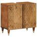 Armoire lavabo de salle de bain bois massif de manguier - Photo n°1