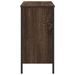 Armoire lavabo de salle de bain chêne marron 80x30x60 cm - Photo n°7