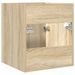 Armoire lavabo de salle de bain chêne sonoma 41x38,5x46 cm - Photo n°6