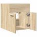 Armoire lavabo de salle de bain chêne sonoma 41x38,5x46 cm - Photo n°7