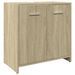 Armoire lavabo de salle de bain chêne sonoma 60x33x60 cm - Photo n°2