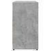 Armoire lavabo de salle de bain gris béton 60x33x60 cm - Photo n°7