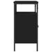 Armoire lavabo de salle de bain noir 60x30x60 cm - Photo n°7