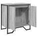 Armoire lavabo de salle de bain sonoma gris 60x35x60 cm - Photo n°8