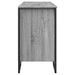 Armoire lavabo de salle de bain sonoma gris 91x35x60 cm - Photo n°5