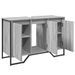 Armoire lavabo de salle de bain sonoma gris 91x35x60 cm - Photo n°8