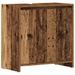 Armoire lavabo de salle de bain vieux bois 60x33x60 cm - Photo n°2