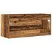 Armoire lavabo vieux bois 100x38,5x45 cm bois d'ingénierie - Photo n°6