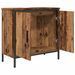 Armoire lavabo vieux bois 60x30x60 cm bois d'ingénierie - Photo n°8