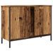 Armoire lavabo vieux bois 80x30x60 cm bois d'ingénierie - Photo n°6