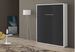 Armoire lit escamotable vertical 80x180 cm Paola - 10 coloris - Photo n°5