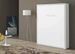 Armoire lit escamotable vertical 80x180 cm Paola - Photo n°1