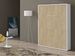Armoire lit escamotable vertical 90x200 cm Kola - 10 coloris - Photo n°12