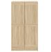 Armoire multifonction mi hauteur 2 portes Kala 82 cm - Solution gain de place - Photo n°7