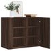 Armoire murale 1 porte 1 étagère Valentine L 60 x H 75 x P 35 cm – A poser au sol ou au mur - Photo n°1