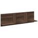 Armoire murale 100x16,5x30 cm chêne marron bois d'ingénierie - Photo n°2