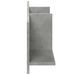 Armoire murale 100x16,5x30 cm gris béton bois d'ingénierie - Photo n°5