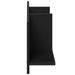 Armoire murale 100x16,5x30 cm noir bois d'ingénierie - Photo n°5