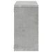 Armoire murale 100x16x30 cm gris béton bois d'ingénierie - Photo n°5