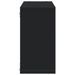 Armoire murale 100x16x30 cm noir bois d'ingénierie - Photo n°5